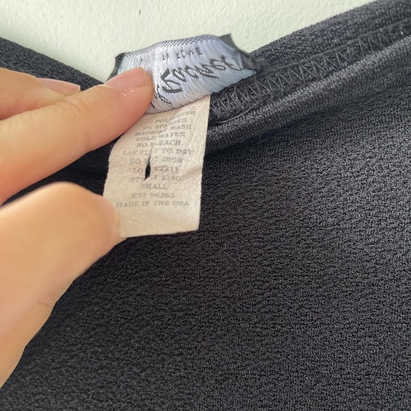 90’s black stretchy maxi skirt - Picture 6 of 8